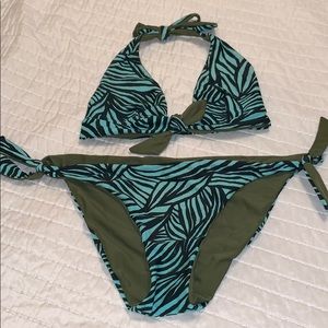 Sunsets. Reversible Bikini. Size Small.